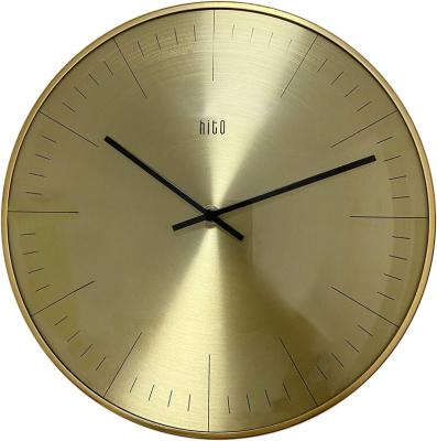 China Antique Style 12 Inch Around Modern Quartz Wall Clocks Non-ticking Easy To Read Wall Decoration Clocks for sale