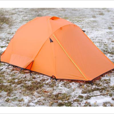 China Tube Type Tent Stake 2 Men Tent 2000mm Lightweight Hiking Waterproof Camping Tents for sale