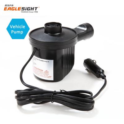 China Inflate swimming pool /toys etc portable DC Quick-fill electric air pump. 110V AC/12V with 3 nozzles for sale