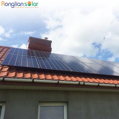 China Ronglian 10kw Full On-grid Solar Power System Home Solar Power System Full for Home for sale