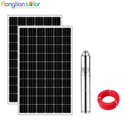 China Ronglian High Efficiency Direct Drive Home Solar Pump System for Shallow Well and Ponds for sale