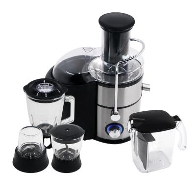 China Hotel 4 IN 1 Household Automatic Fruit and Vegetable 1.2L Juicer 2021 Hot Sale Stainless Steel Food Blender for sale