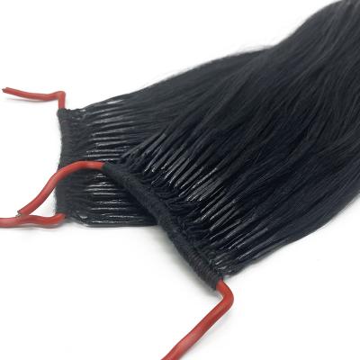 China Silky Straight Factory Direct Wave 16 - 20 Inch Cuticle Layers Line Korean Human Hair Extensions for sale