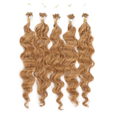 China 100% Virgin Remy Human Hair Wholesale Custom Made Virgin Hair Extension 27# Loose Wave Curl Human Hair Extensions for sale