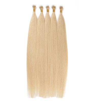 China 100% Hair Cuticle Aligned Hair Custom Natural Silk Straight Nano Hair Extension for sale