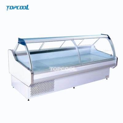 China Single-temperature Cooler Refrigeration Equipment Deli Meat Display Refrigerator for sale