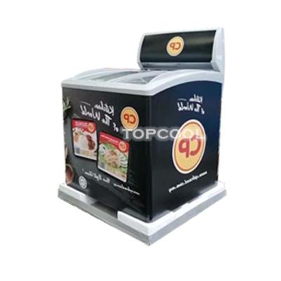 China New Single-temperature In China Ice Cream Made In China Commercial Sliding Glass Door Ice Cream Machine / Display Showcase for sale