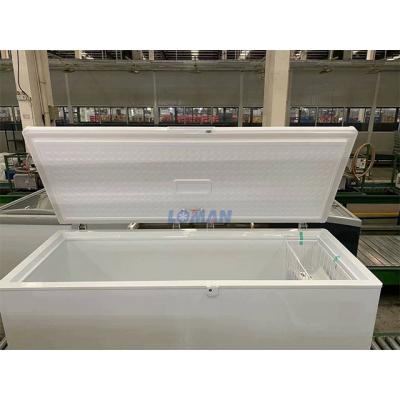 China 500L Single-temperature Commercial Supermarket Deep Chest Freezer Price For Meat Sale for sale