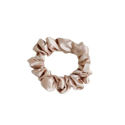 China Soft Smooth Feeling Good Quality Women's Hair Elastic Silk Satin Circle Hair Bands for sale