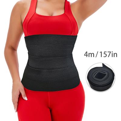 China Cinta Modeladora Fajas-Reductor 2021 Stomach Bandage Breathable Elastic Belly Bandage Belly Bandage Waist Trainer Cinta Modeladora Fajas-Reductor Thin Invisible Band for sale