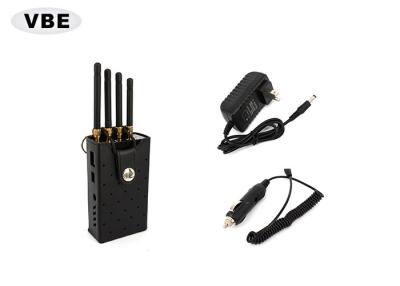 Chine 4 dresseur portatif de signal de téléphone du noir 30dBm des bandes 4W, brouilleur tenu dans la main de Signale pour le GSM, DCS à vendre