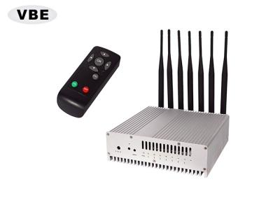 中国 7バンド16W GPS信号の妨害機リモート・コントロールVHF/UHF/GSM銀製色 販売のため