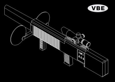 China Medidores do UAV/do jammer 1000 - 1500 sinal do zangão que bloqueiam a operação do estábulo do raio à venda