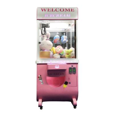 China Bar Makers Invent Claw Crane Machine Doll Cube Arcade Led Mini Plush Toy for sale