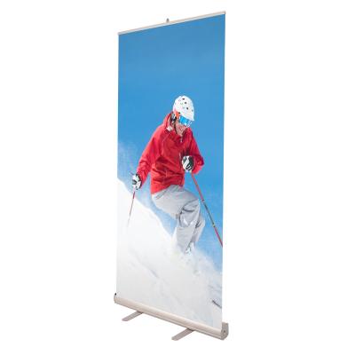 China Preformed Retractable Banner Stands W 61 * H 160 Cm Size Alloy Material for sale