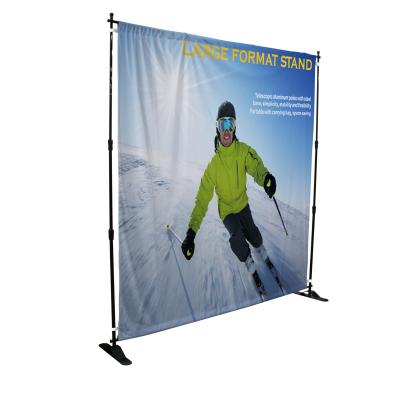 China Telescopic Step And Repeat Backdrop Banner Durable Heavy Duty Hardware for sale