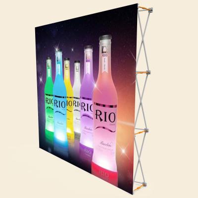 China 3 X 3 Pop Up Banner Stands With Plastic Buckle Connector Free Carrying Bag for sale