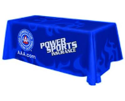 China Commercial Polyester Custom Table Runner With Logo Dye Sublimation Printed for sale