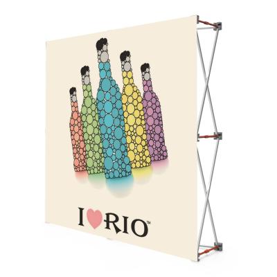 China Fabric Portable Pull Up Display Banners , 2 * 2 Roll Up Display Stands for sale