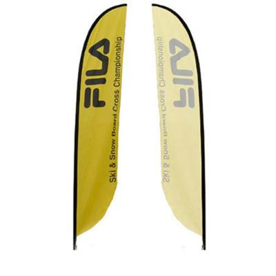 China Teardrop beach Feather Flag Banners for outdoor and indoor advertising for sale