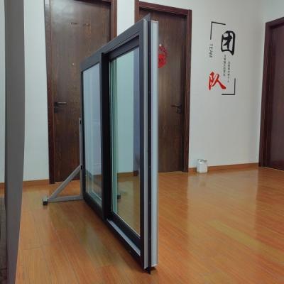 China PVC Sliding Windows Double Tempered Glasses Customized product for sale