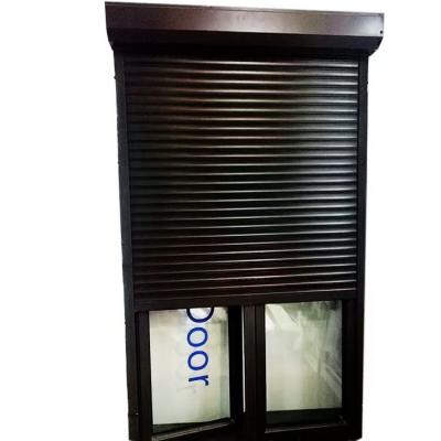 China 1.2mm outside Motor Aluminum Rolling Shutter  Door Security aluminum roll up counter doors for sale