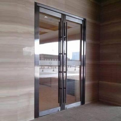 China Powder Coated Aluminum Pivot Doors Customizable Smooth Open Pivot Entry Door for sale