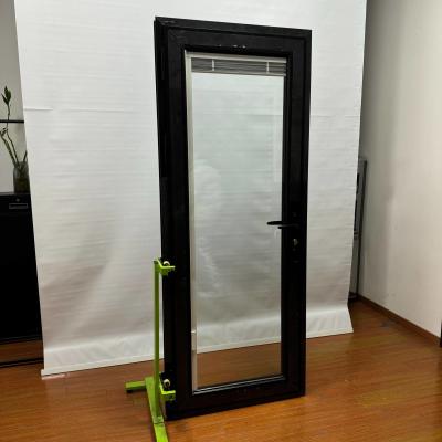 China Customized Glass Aluminum Pivot Doors Double Glaze Aluminum Casement Door ODM for sale