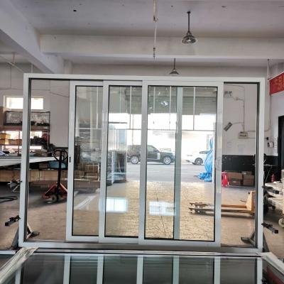 China Security  Aluminium Sliding Glass Doors OEM Double Glazed Aluminium Sliding Doors for sale