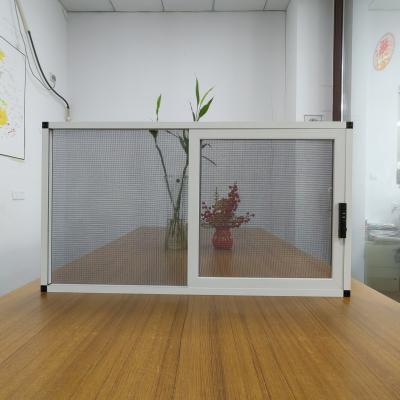 China Aluminum Sliding Window Customized Product  diamond mesh Flyscreen Coded Lock for sale