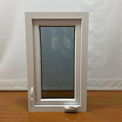 China Customized  PVC Casement Windows Modern Flush Upvc Windows Single Glass for sale