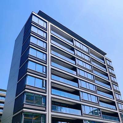 China Exterior Wall Aluminium Curtain Wall Self Adhesive 5mm+5mm Aluminum Glass Curtain Wall for sale