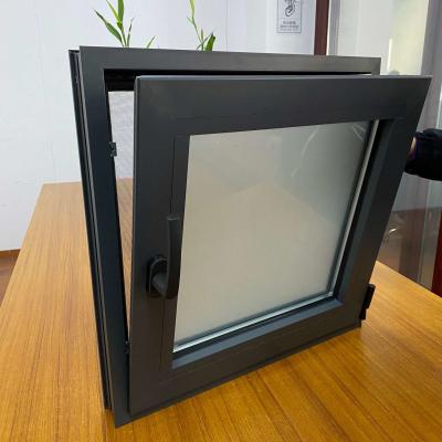 China Water proof Heat Insulation Aluminum Tilt And Turn Windows With  Mosquito net for sale