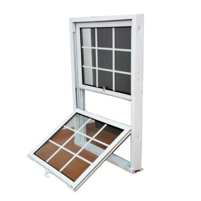 China High Durability PVC Hung Windows Traditional  Double Hung Windows PVC for sale