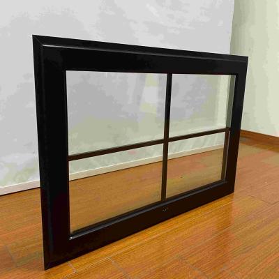 China 6MM 7MM Aluminium Glazing Single Glass Soundproof Aluminium Windows for sale