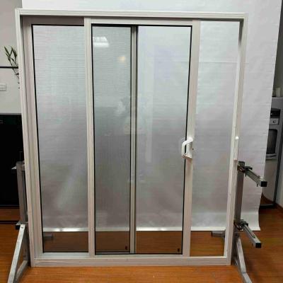 China Garage Garden Soundproof Glass Doors Interior Cusotm Size Aluminum Frame Sliding Glass Doors for sale