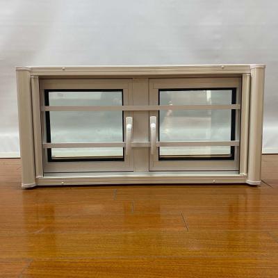 China EPDM Rubber Aluminum Casement Windows With Protector Anti Theft Flush Aluminium Windows for sale