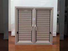 Frame Surface Treatment Powder Coating Aluminum Louver Window with Invisible Function