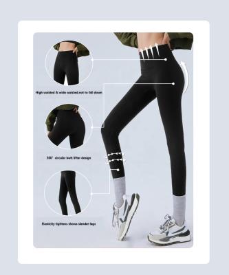 China Sweat-Wicking 2023 yoga leggings de femininas high waist sports tummy control leggings women gym fitness pants women tights for women for sale