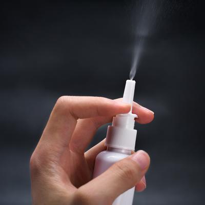 China Nasal Spray 20ml Plastic Bottle Nasal Spray Medicine Bottle 10ml 20ml 30ml Wholesale Nasal Spray Refillable Bottle for sale