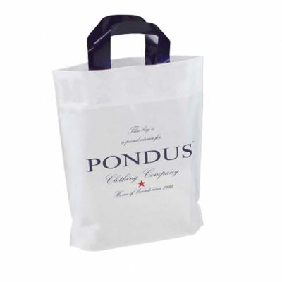 China Recyclable Most Popular Wholesale Disposable Recyclable Plastic Solid Hand Carrier Bag For Shopping for sale