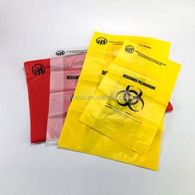 China Moisture proof waste bags used in hospitals, medical waste bag for sale