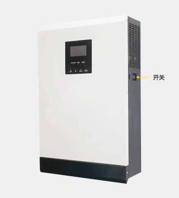 China 24V 48V solar power system using with wifi 5000VA MPPT controller built-in charging hybrid solar inverter 555mm*307mm*189mm for sale