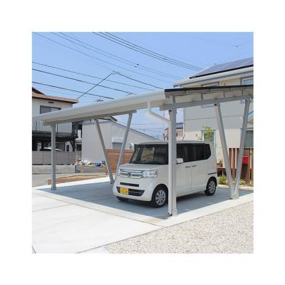 China Solar Car Parking Rack System Solar Car Parking Panel Mounted Bracket Solar Power Parking Aluminum Frame for sale