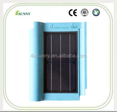 China Clay Photovoltaic Solar Powered Roof Tiles For Australia 8W Solar Roof Tiles for sale