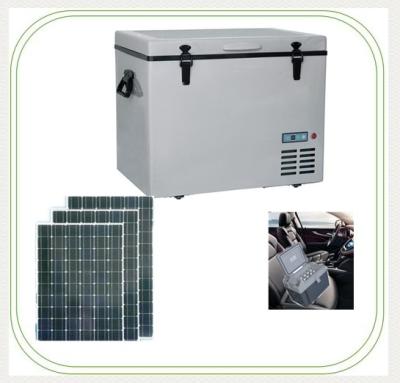 China COMPRESSOR Powered Dc12V 24V Car Portable Solar Fridge Low Freezer for sale