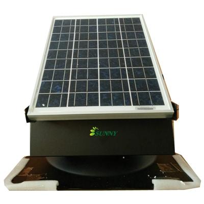 China Good Quality Foldable 10 Inch Solar Attic Fan Roof Mounted Solar Exhaust Fan 12V DC Solar Ventilation Fan for sale