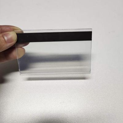 China Hiplastics DBR39 PVC Plastic Shelf Clear Price Tag Customized Magnetic Label Holders For White Boards for sale