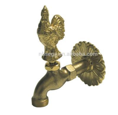 China Outdoor Brass Water Tap Metered Faucets, Animal Faucet, Garden Brass Bibcock for sale