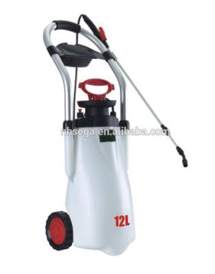 China Deluxe Garden 12L Garden Handcart Sprayer, Cart Pressure Sprayer for sale